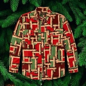 Filson Log Jam Printed Thick Flannel Button Shirt